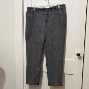Gloria Vanderbilt Charcoal Ankle Jeans